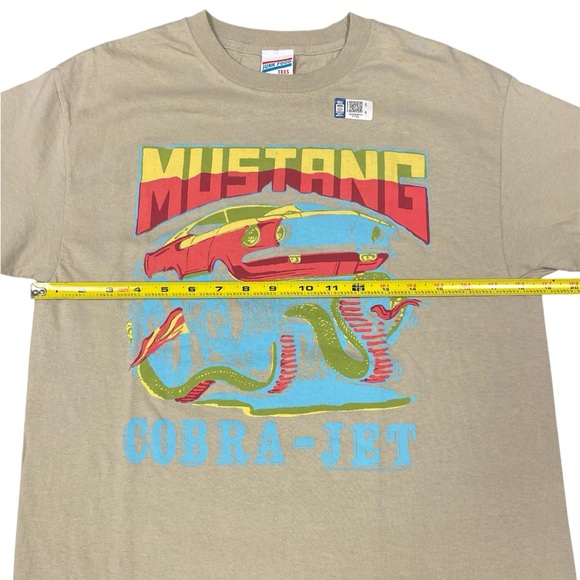 Junk Food Tees Mustang Cobra-Jet Graphic T-Shirt NWT Size Small - Picture 5 of 6